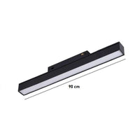 LED спот 25W 90cm магнитен линеен матов черен