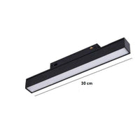 LED спот 10W 30cm магнитен линеен мат черен