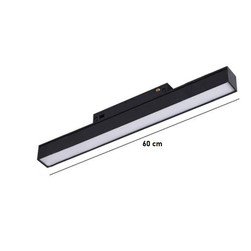 LED спот 20W 60cm магнитен линеен матов черен