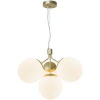 Pendul Nordic Abajur Mat 4xE27 Gold AURIE / NORDIC Lighting Fixtures