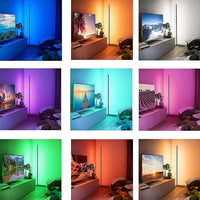 Лампадар с дистанционно и RGB светлини с ритъм, активирани от звук