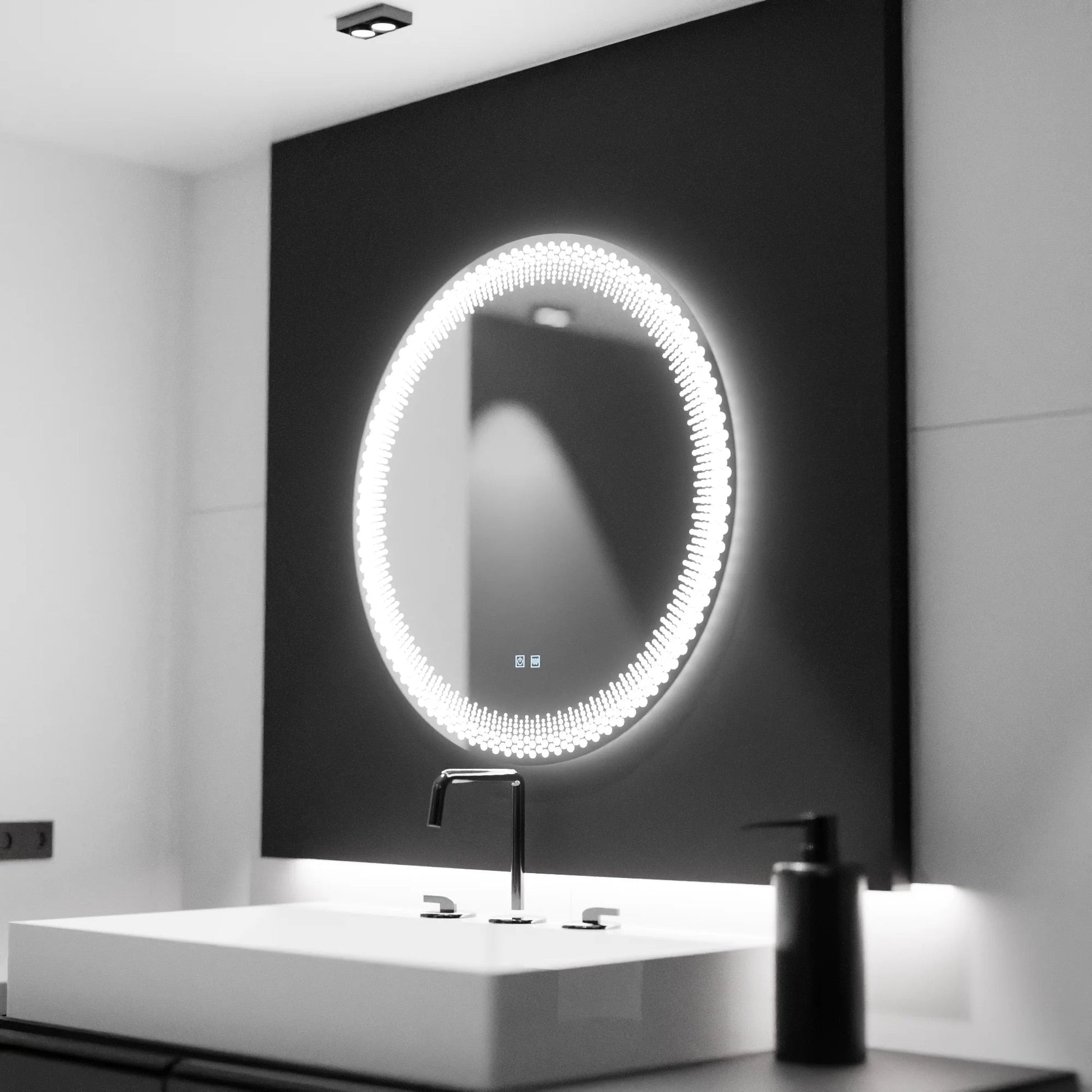 LED огледало Premium LUMI със сензор, 3 функции и система против замъгляване