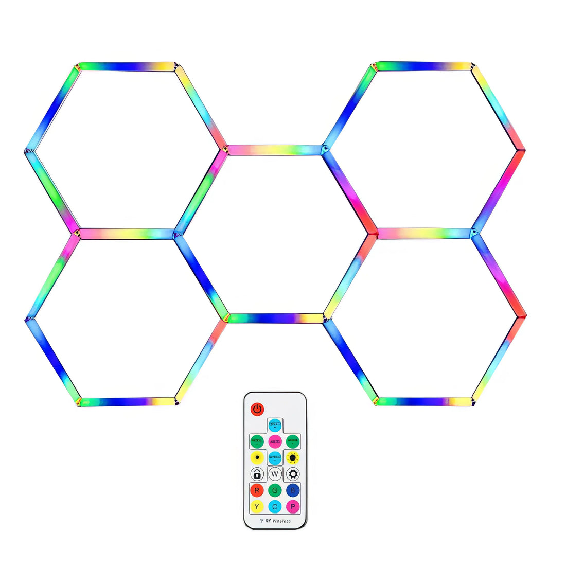 LED плафон тип шестоъгълник HoneyComb 235x162CM еквивалент 400W