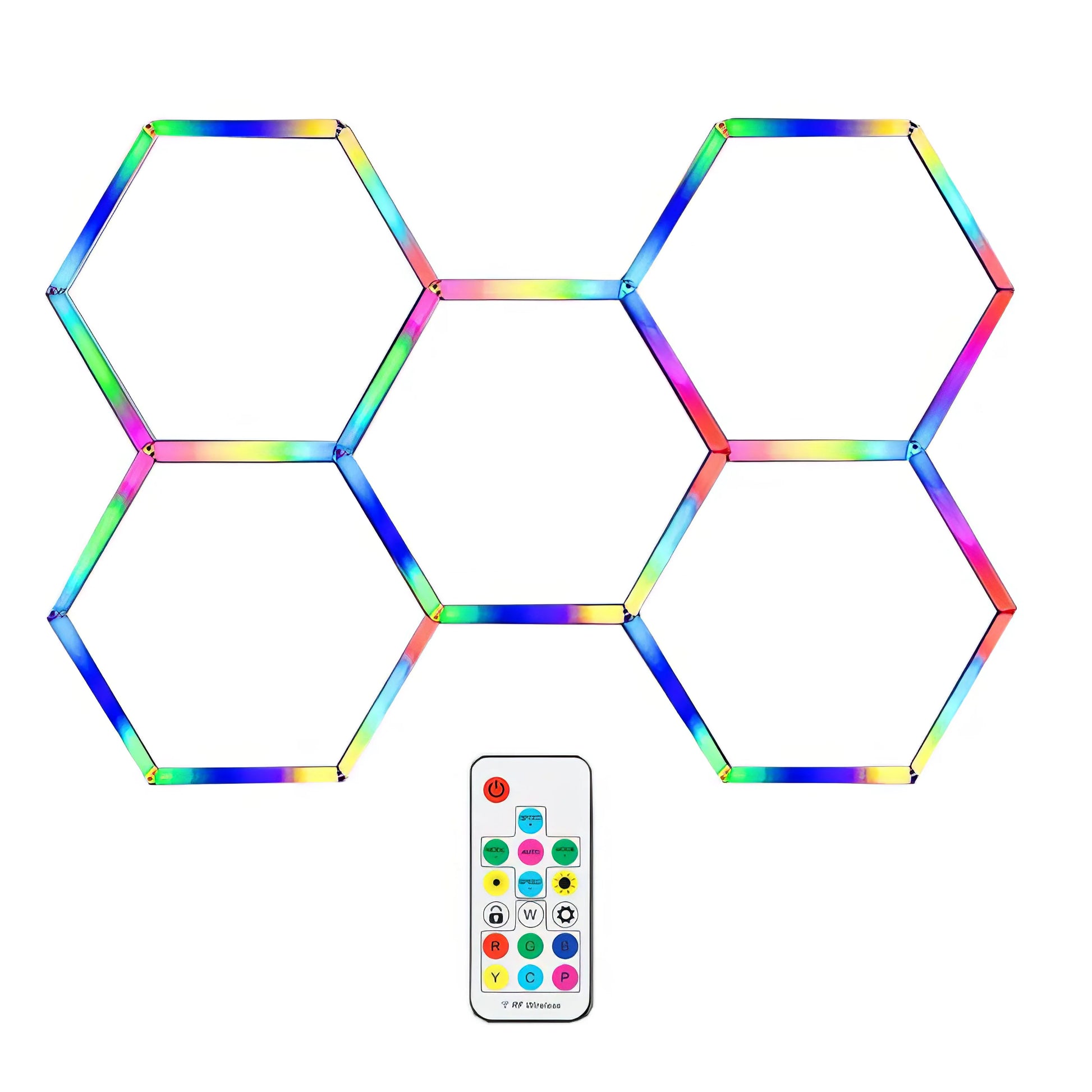 LED плафон тип шестоъгълник HoneyComb 235x162CM еквивалент 400W
