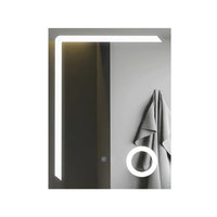 Правоъгълно LED огледало 60x80cm с функция против замъгляване и Touch J01