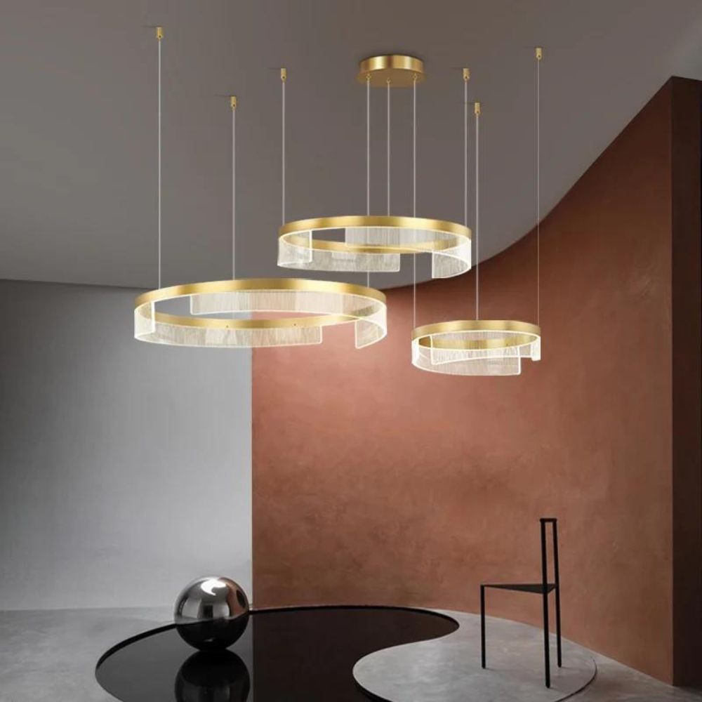 LED Полилей KYZO Royal Gold – 3 Подвижни Сегмента, Еквивалент 1200W, с дистанционно