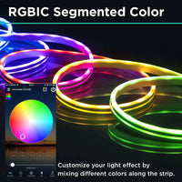 КОМПЛЕКТ NEON FLEX LED RGB IC SMART DIGITAL 12V 5m Дистанционно
