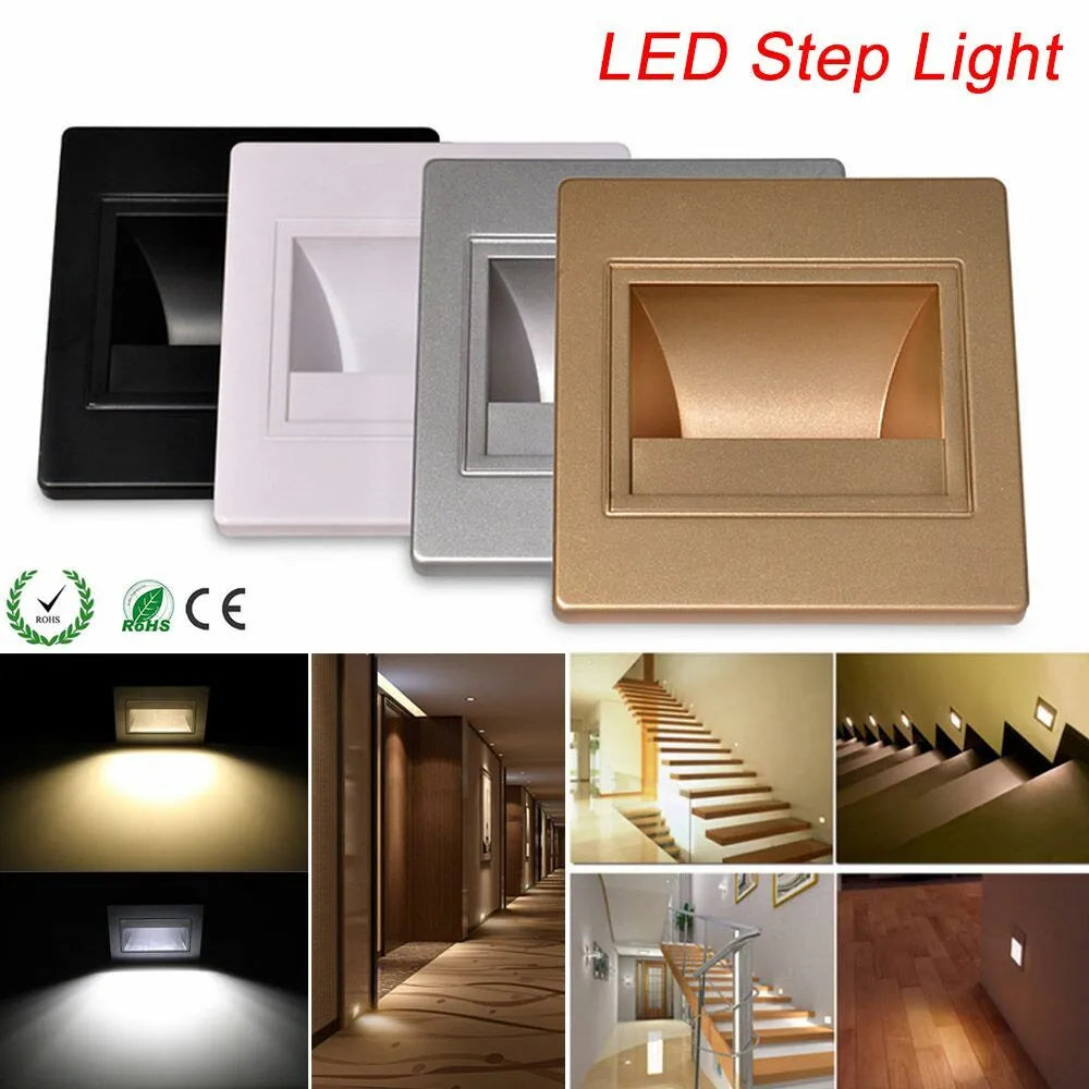 LED спот 1W ЗА СТЪЛБИ ВГРАДЕН