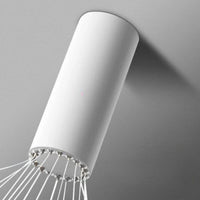 LED осветително тяло 9 Geometric WHITE Lines висящо, еквивалент 1200W 300CM