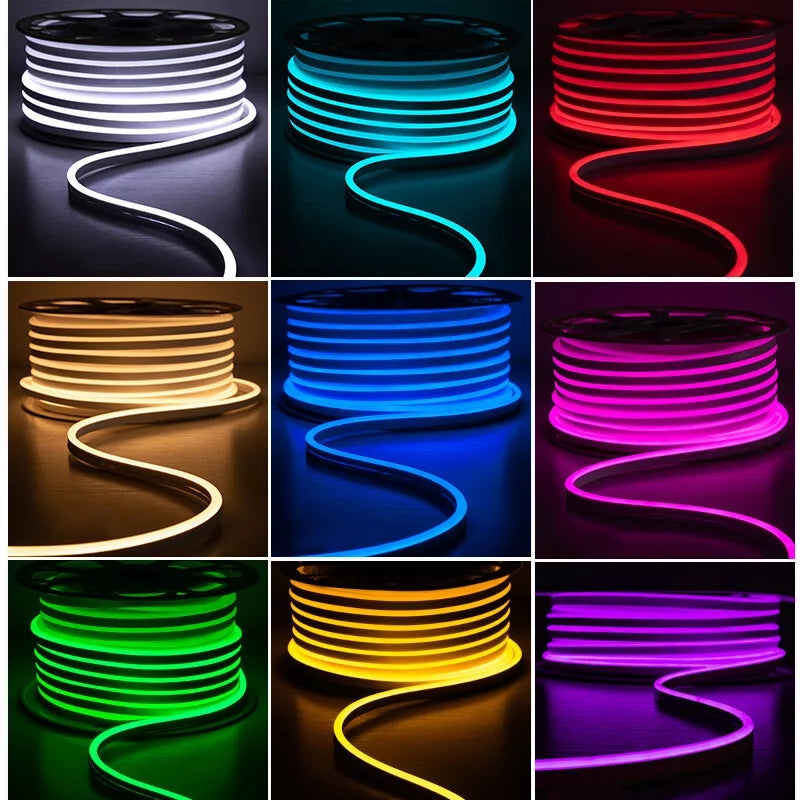 Роло маркуч LED NEON FLEX RGB 220V - 100M