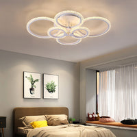 LED осветително тяло 4+2 CIRCLE BUBBLES Еквивалент 800W Дистанционно управление