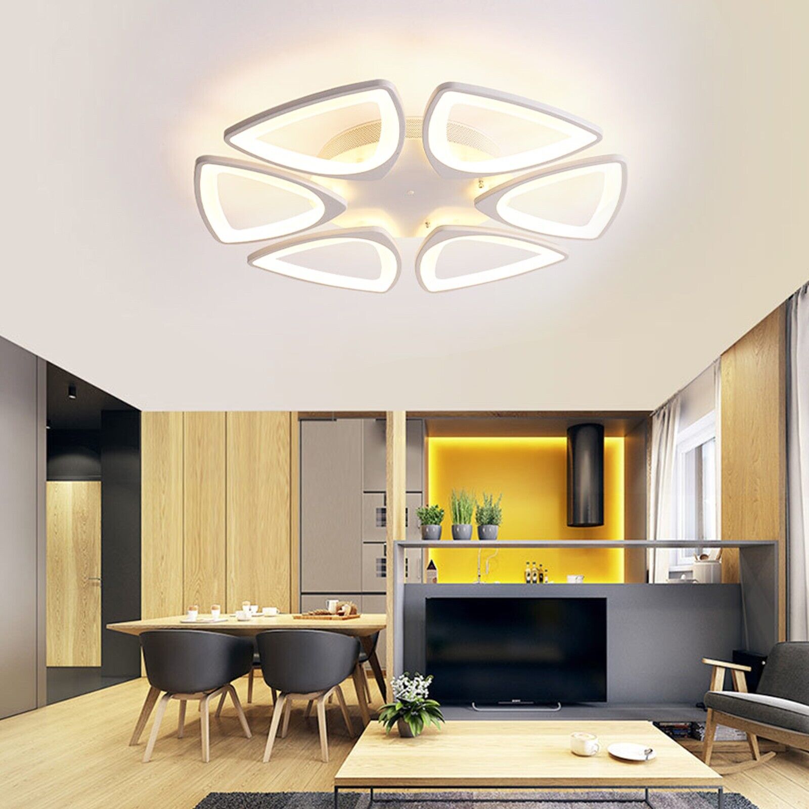 LED осветително тяло 132W SPACE с дистанционно, еквивалент 500W