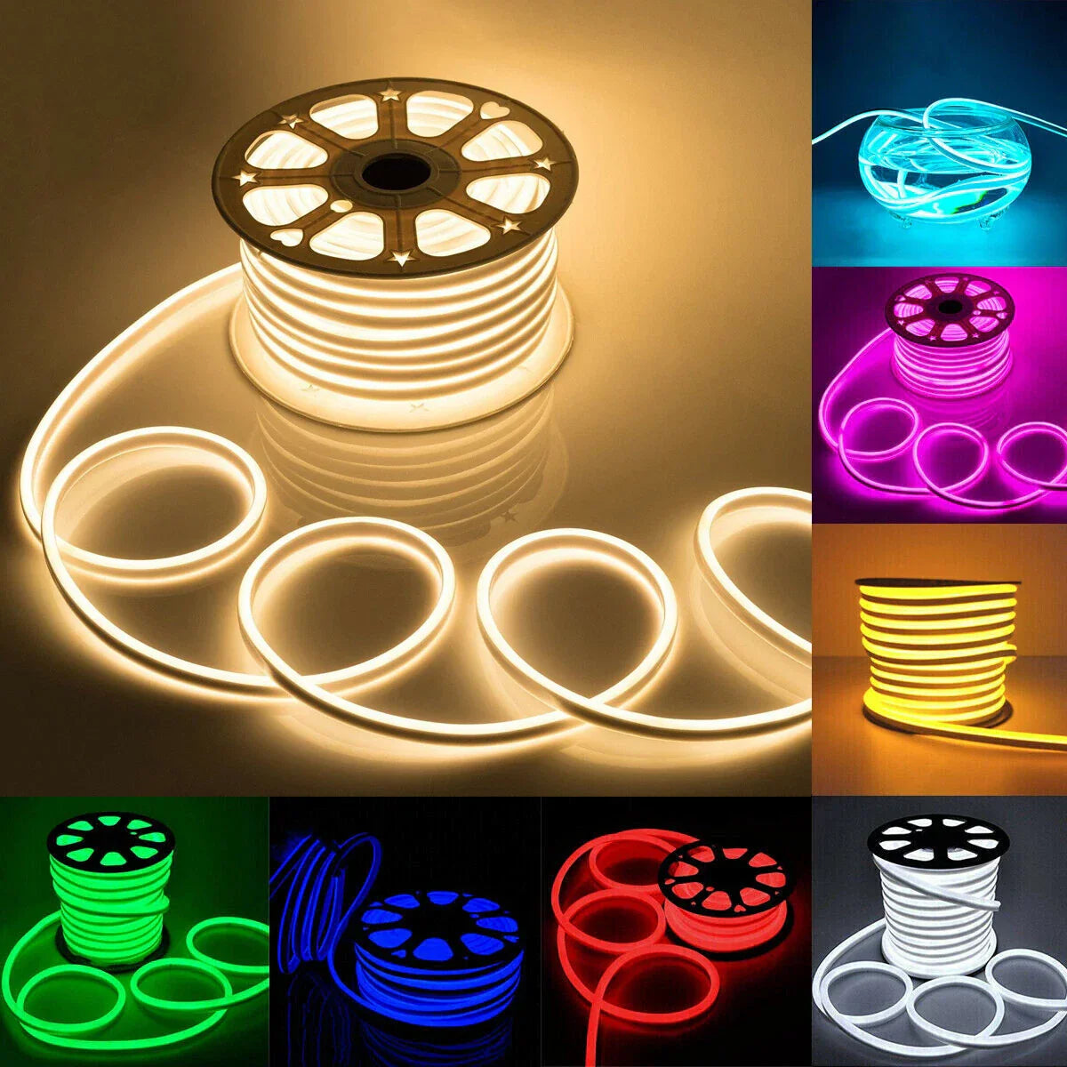 Роло маркуч LED NEON FLEX RGB 220V - 100M