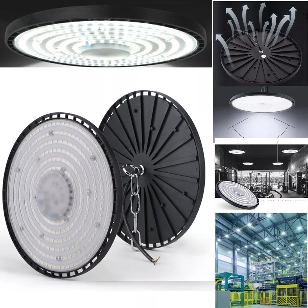 LED лампа 100W Индустриално осветление UFO Slim