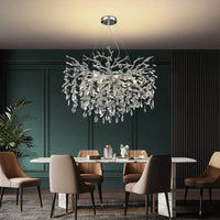 Кристален полилей Silver Crystal Harmony 60 cm
