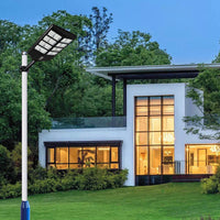 LED лампа 900W соларна SLIM с датчик за движение + дистанционно