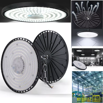 LED лампа 150W индустриално осветление UFO Slim