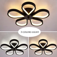 LED аплик Mini FLOWER Black еквивалент 250W