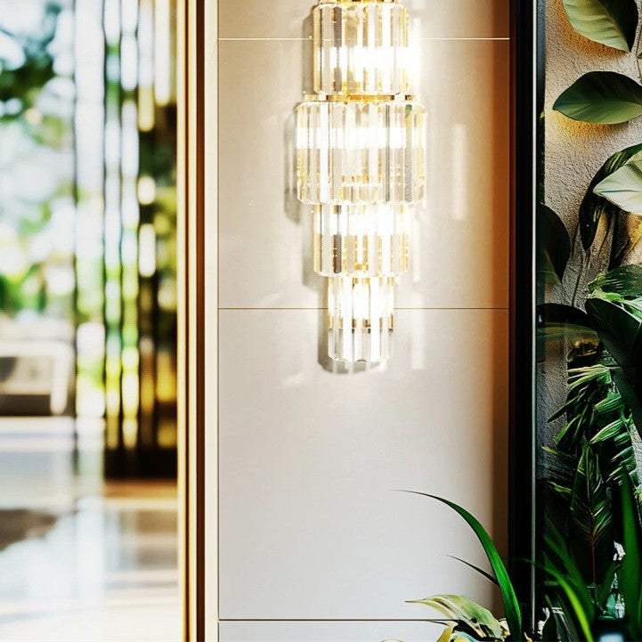 Аплик за стена Cristal Luxury Golden Deluxe 65cm