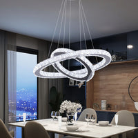 LED осветително тяло 2 сегмента CRISTAL SLIM еквивалент 500W с дистанционно