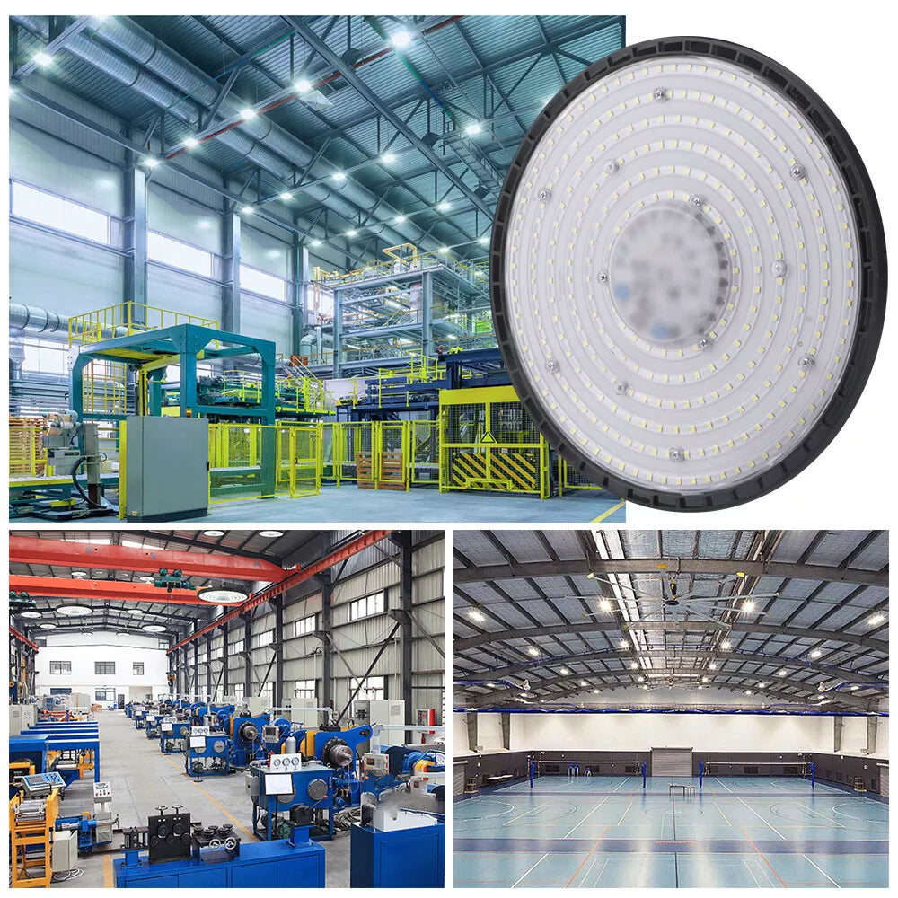 LED лампа 100W Индустриално осветление UFO Slim