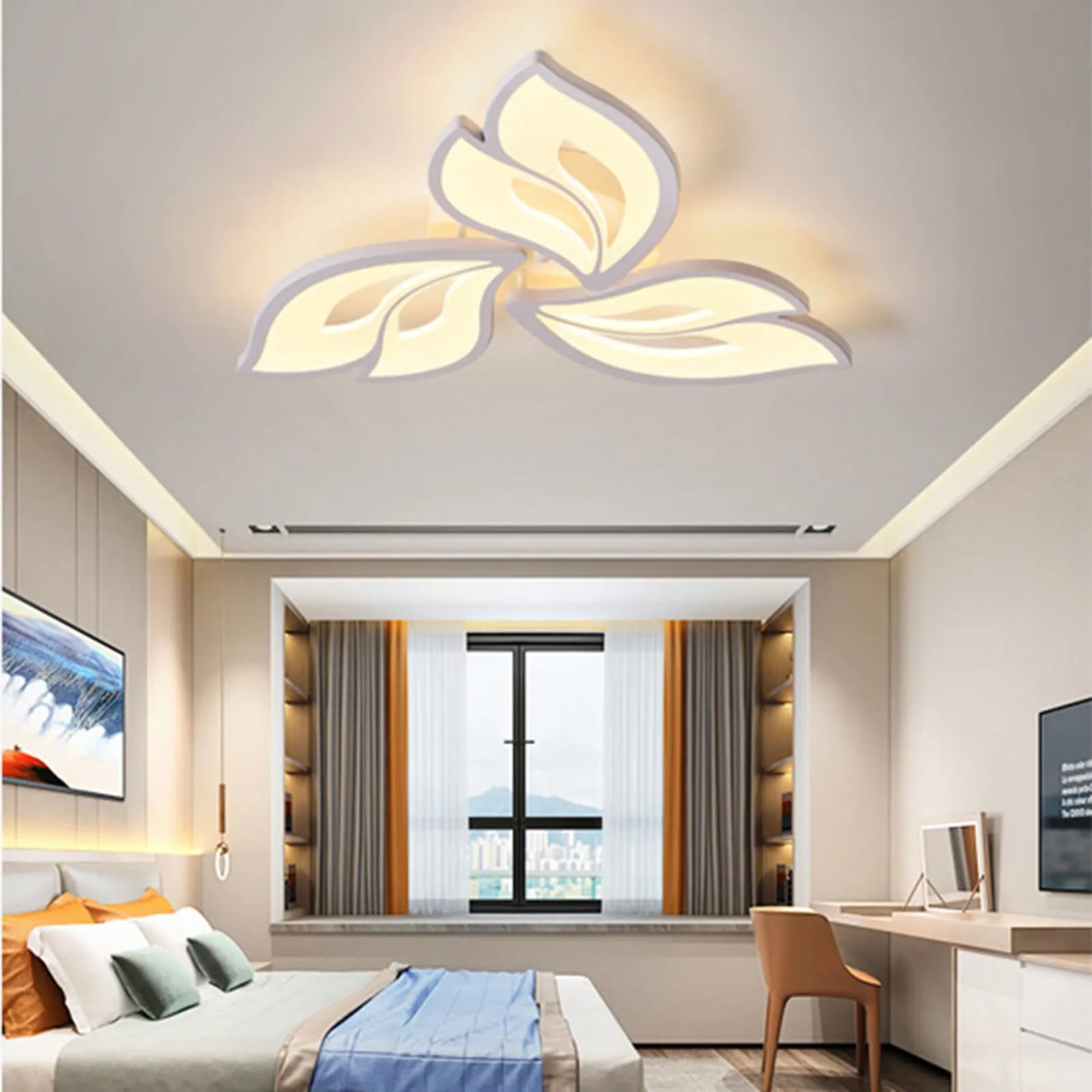 LED осветително тяло Mini ANEMONE Еквивалент 300W Дистанционно