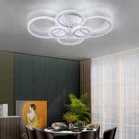 LED осветително тяло 4+2 CIRCLE BUBBLES Еквивалент 800W Дистанционно управление