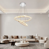 LED осветително тяло 2 сегмента CRISTAL SLIM еквивалент 500W с дистанционно