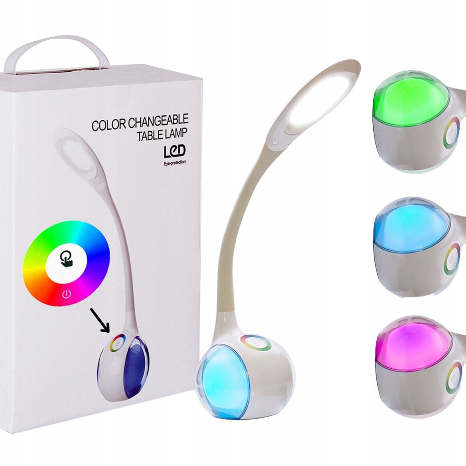 LED лампа за бюро RGB, гъвкава