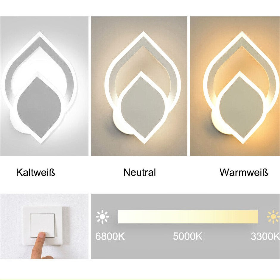 LED аплик 32W за стена Petala еквивалент 150W