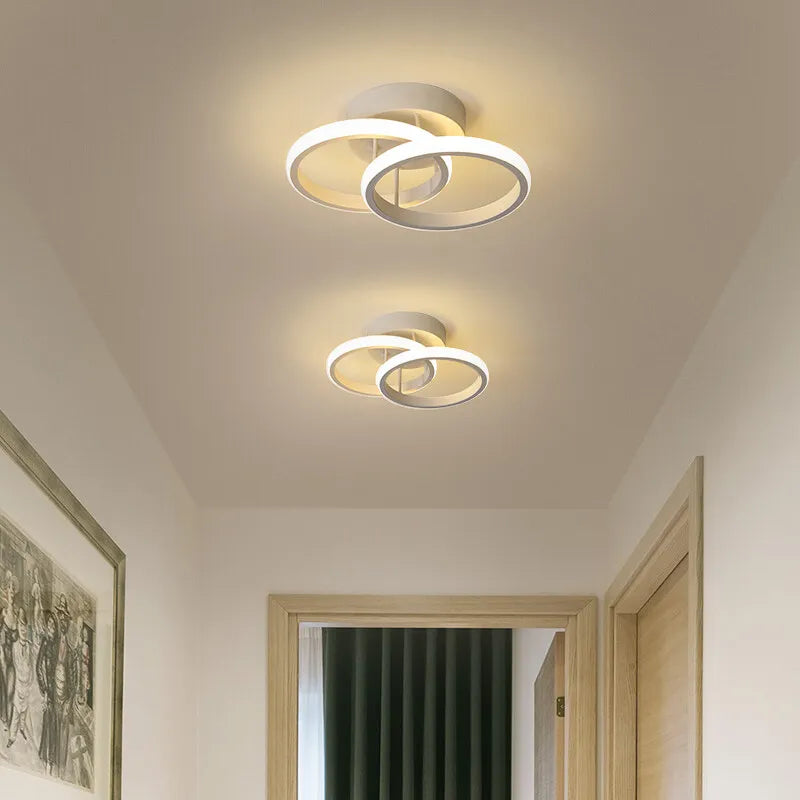 LED осветително тяло 28W Double RING бял Еквивалент 150W