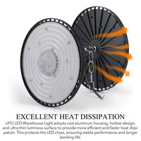 LED лампа 100W Индустриално осветление UFO Slim