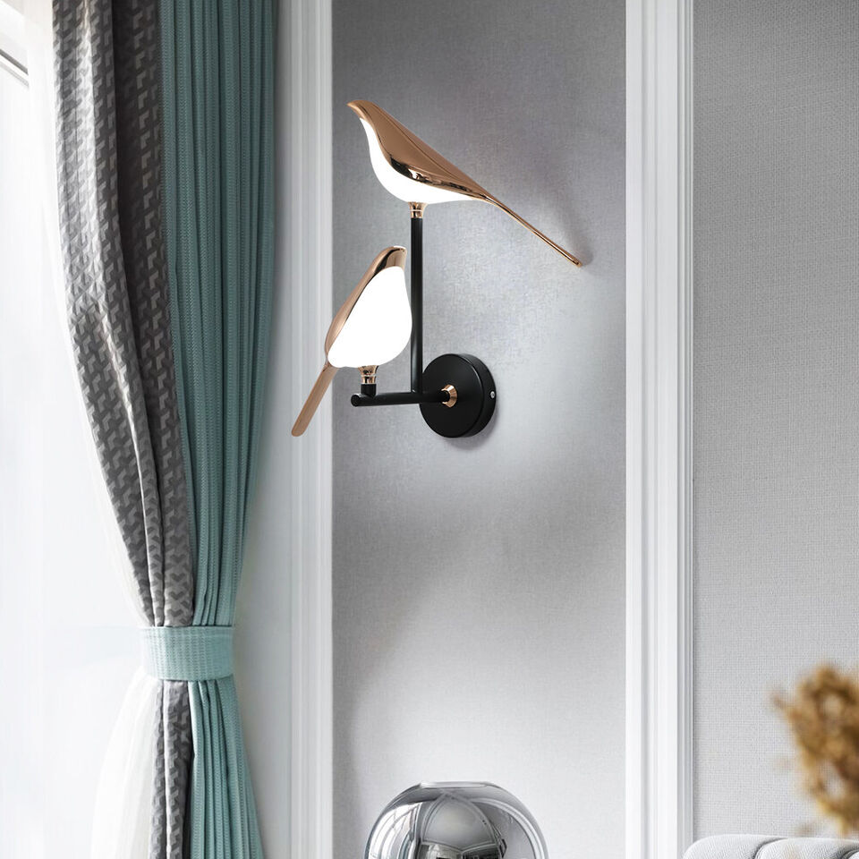 Аплик LED Luxury Golden Double Swallow