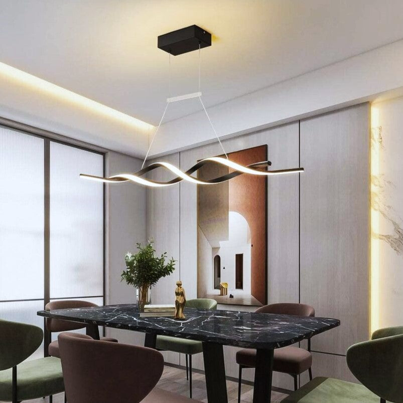 LED осветително тяло тип пендел Black Swan, еквивалент 300W
