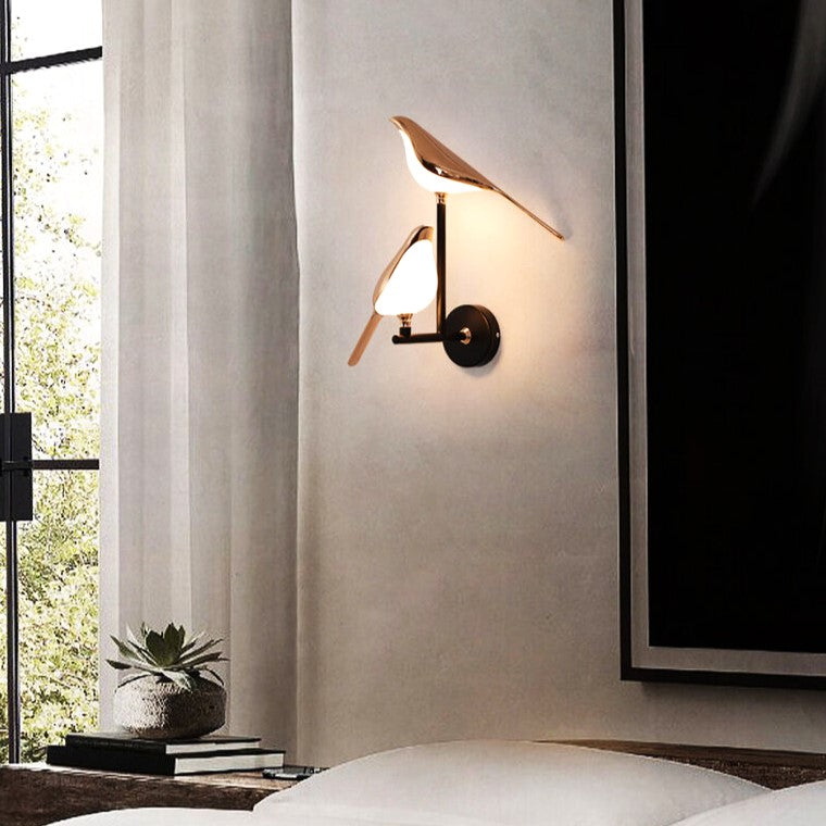 Аплик LED Luxury Golden Double Swallow