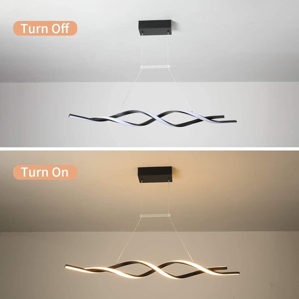 LED осветително тяло тип пендел Black Swan, еквивалент 300W