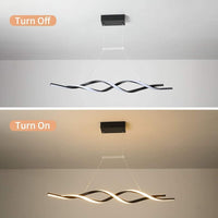 LED осветително тяло тип пендел Black Swan, еквивалент 300W