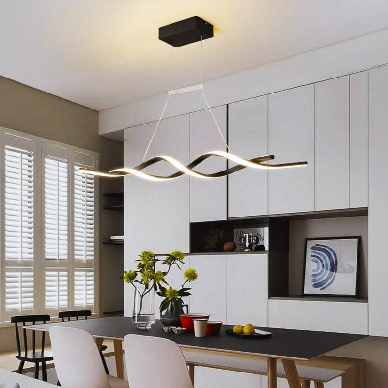 LED осветително тяло тип пендел Black Swan, еквивалент 300W