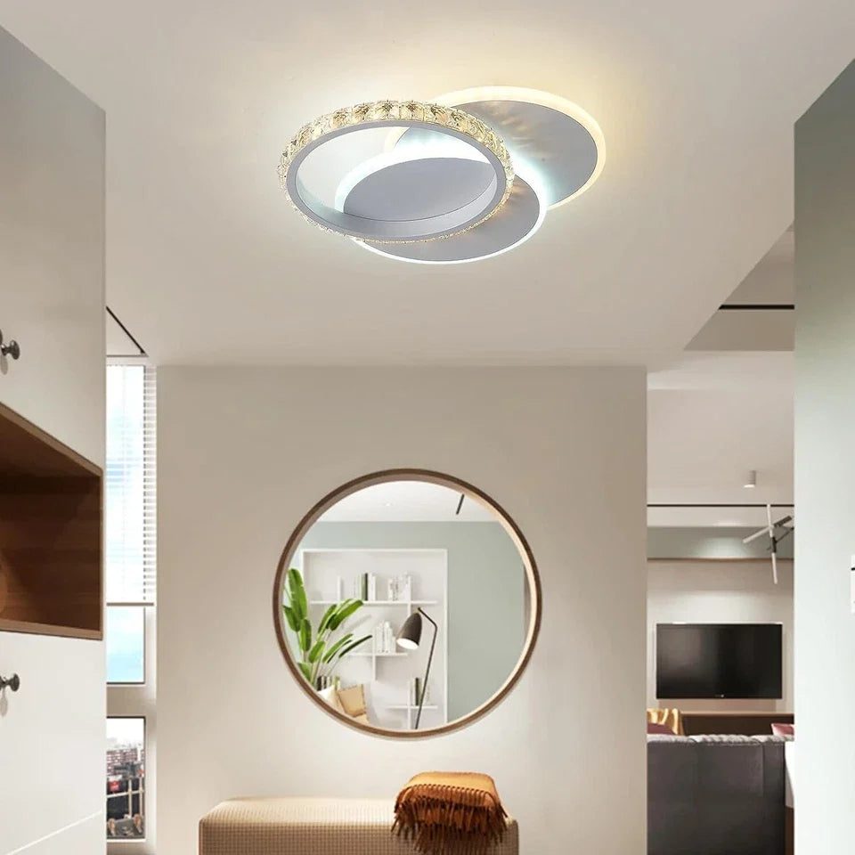LED осветително тяло 30W RINGS CRISTAL Еквивалент 200W
