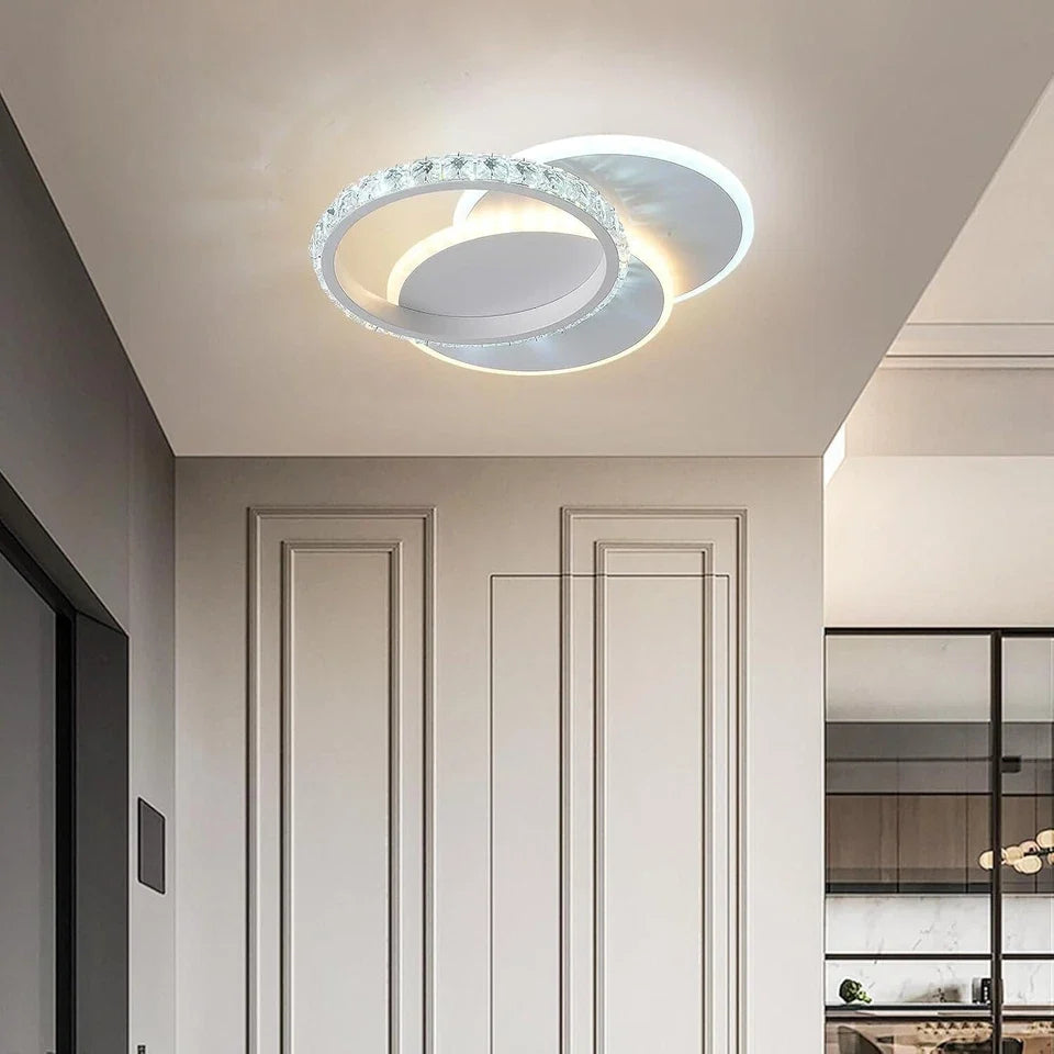LED осветително тяло 30W RINGS CRISTAL Еквивалент 200W