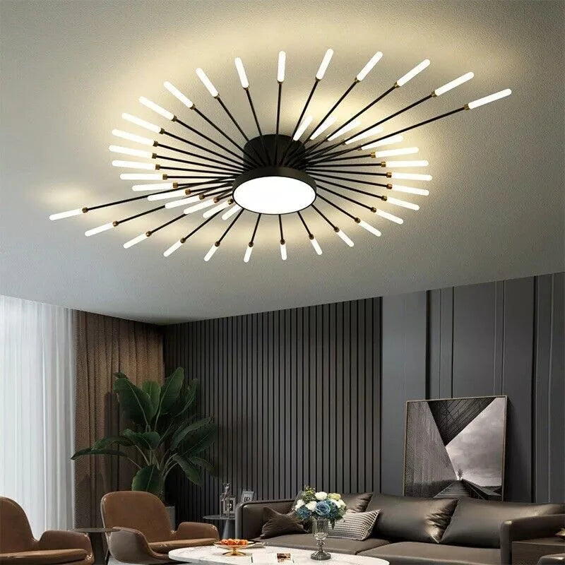 LED осветително тяло American Splendor Black Еквивалент 800W с дистанционно