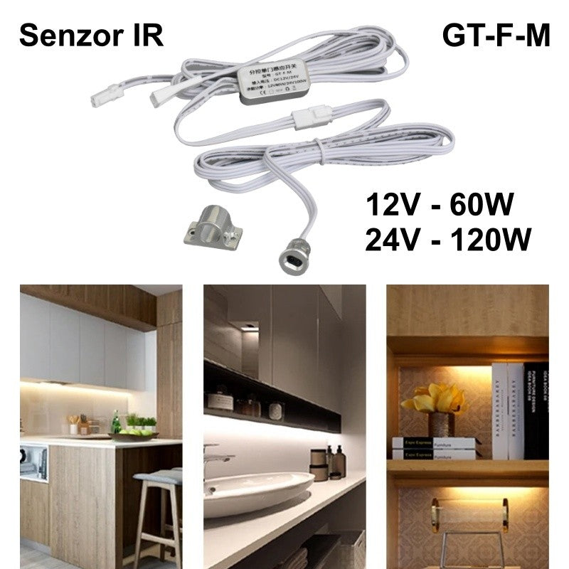 IR сензор за движение за LED лента за мебели 12V-24V