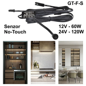 Сензор за движение за LED лента NO-TOUCH за мебели 12V-24V
