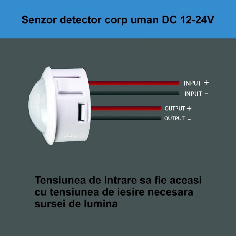 PIR сензор за движение 12V-24V