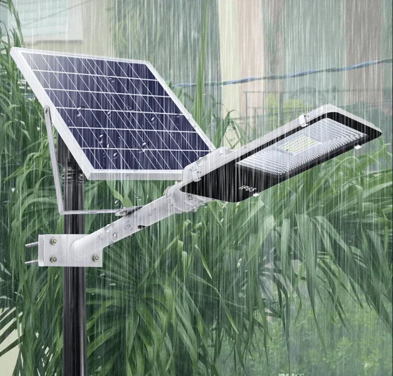 LED лампа 200W SMD соларно улично осветление с включено рамо и дистанционно