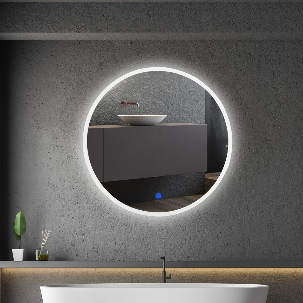 Кръгло LED огледало 60cm, 4000K, бутон Touch SPN71061