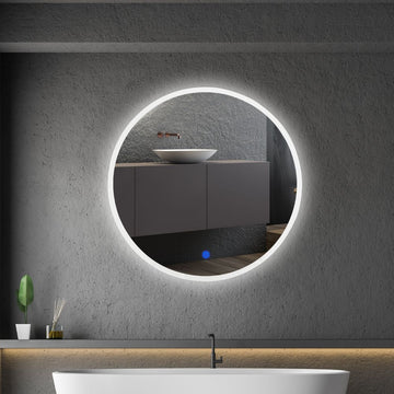 Кръгло LED огледало 60cm, 4000K, бутон Touch SPN71061