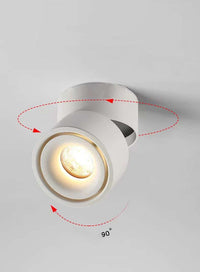 LED спот 12W повърхностен, ориентиращ се, 4000K