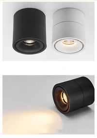 LED спот 12W повърхностен, ориентиращ се, 4000K