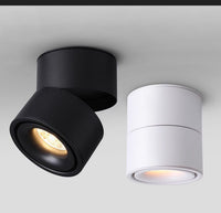 LED спот 12W повърхностен, ориентиращ се, 4000K